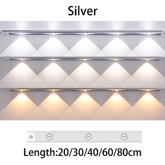Luz de armario USB recargable