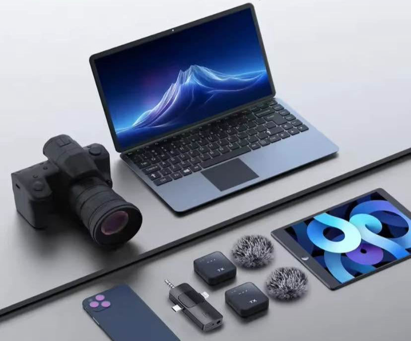 Pack 2 micrófonos para crear Contenido