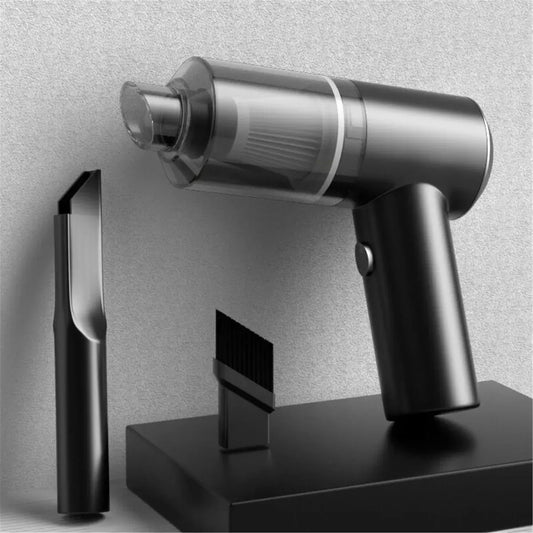 Aspiradora Portatil recargable Usb alta potencia, iluminación Led.