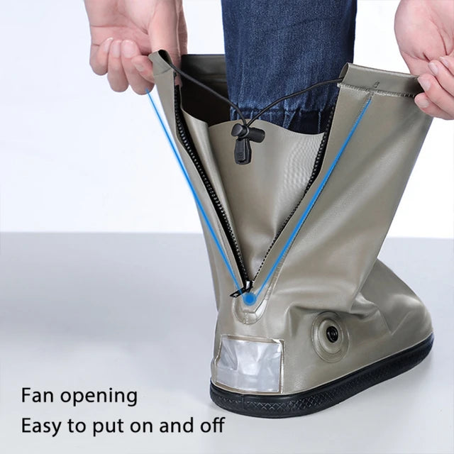 Cubierta zapatos a prueba de agua.