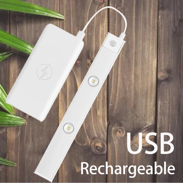 Luz de armario USB recargable