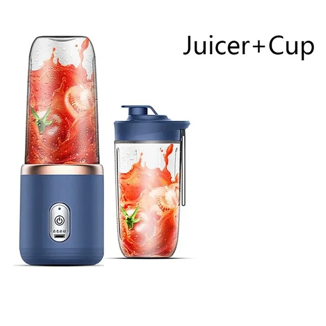 Licuadora portatil Usb recargable Con vaso de regalo.
