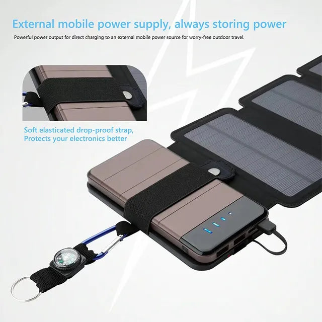 Panel solar plegable